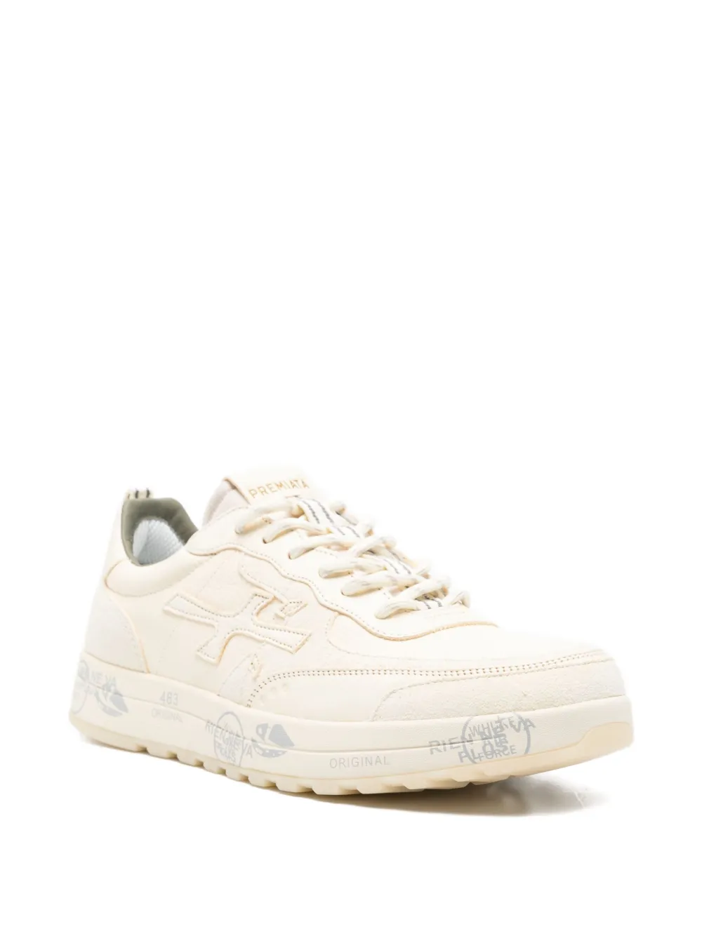Premiata  Nous 7733 logo-stamped leather sneakers | Low-Tops | Image 2