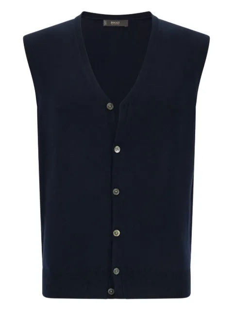 Boggi Milano wool buttoned vest