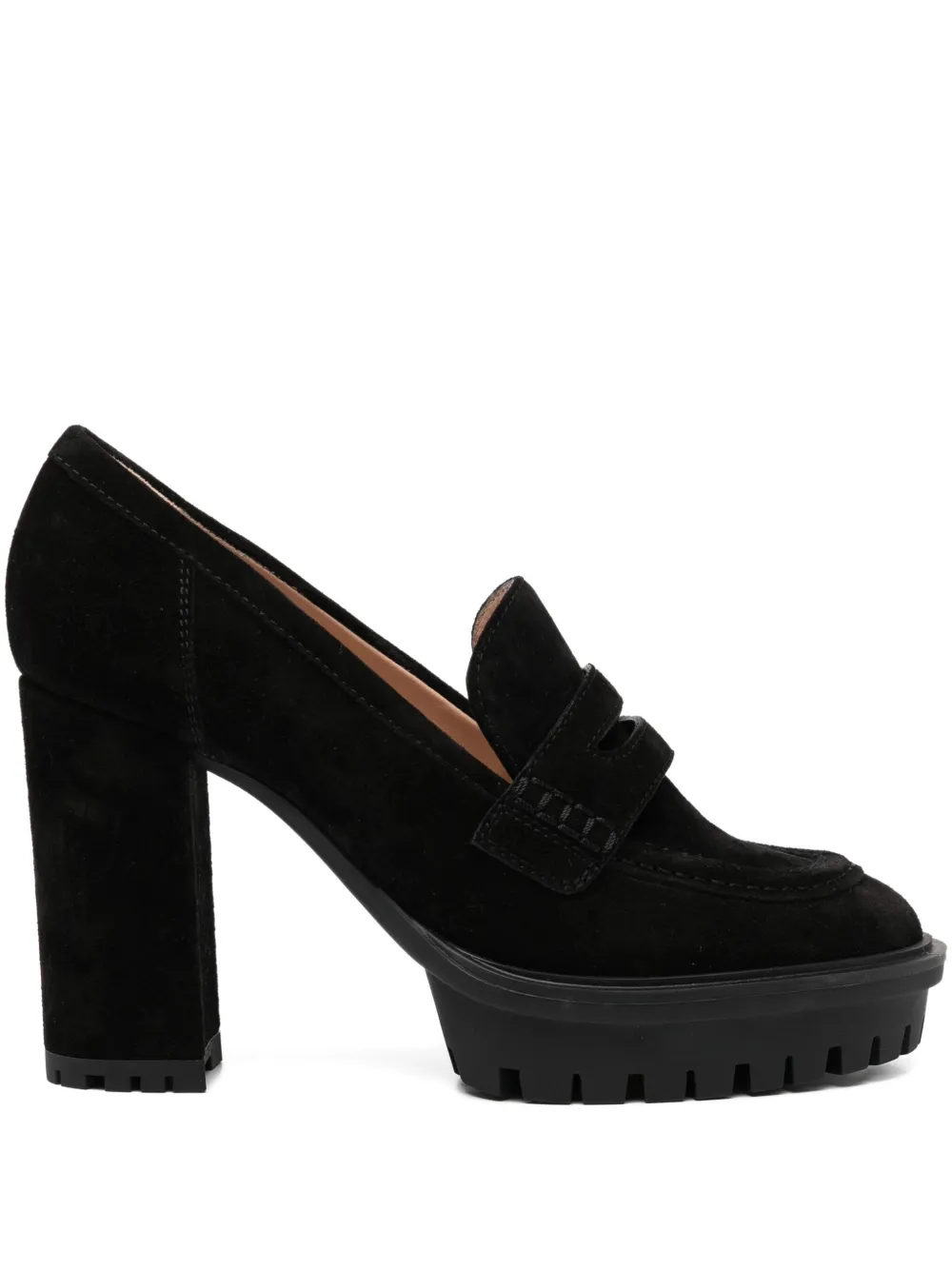 Gianvito Rossi 100mm Suede Pumps In Black