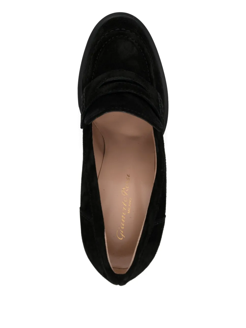 Gianvito Rossi 100mm Suede Pumps In Black