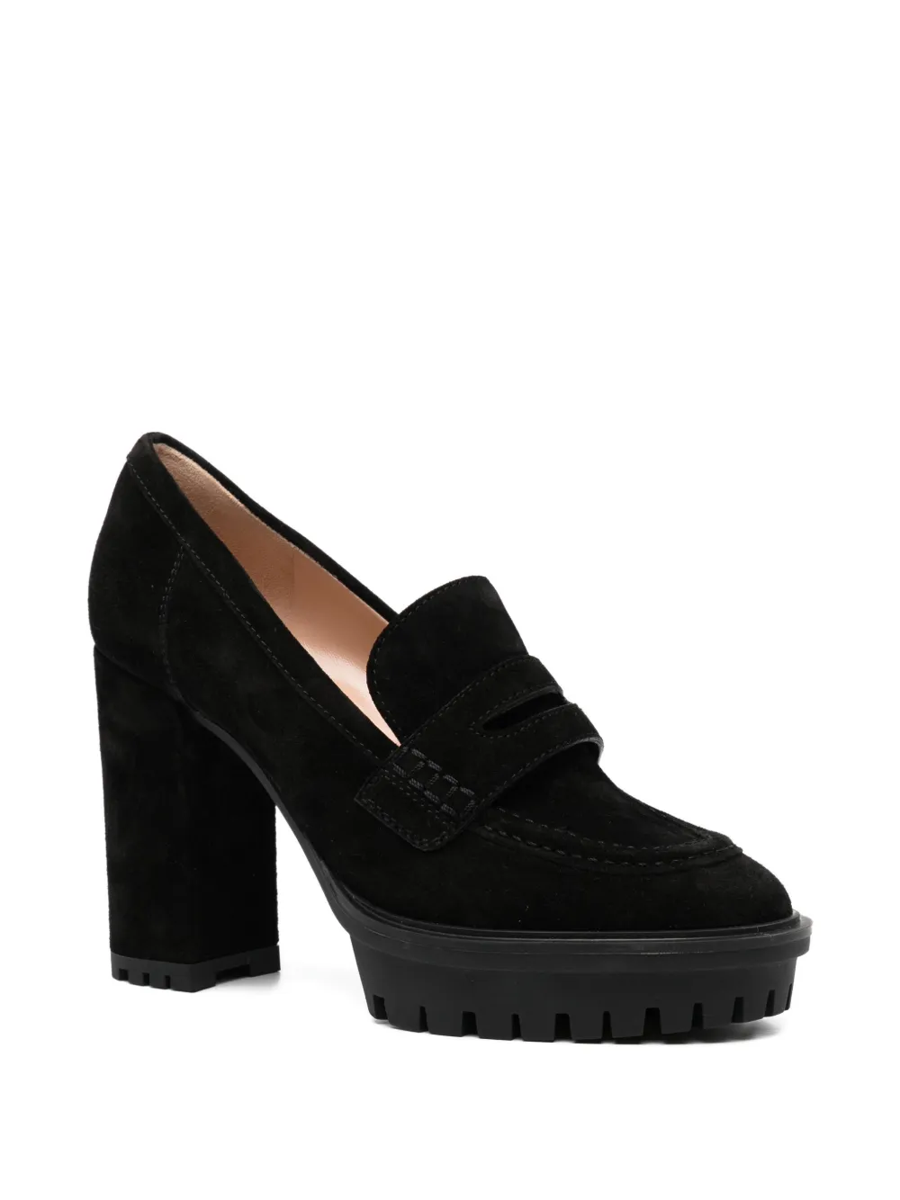 Gianvito Rossi 100mm Suede Pumps In Black