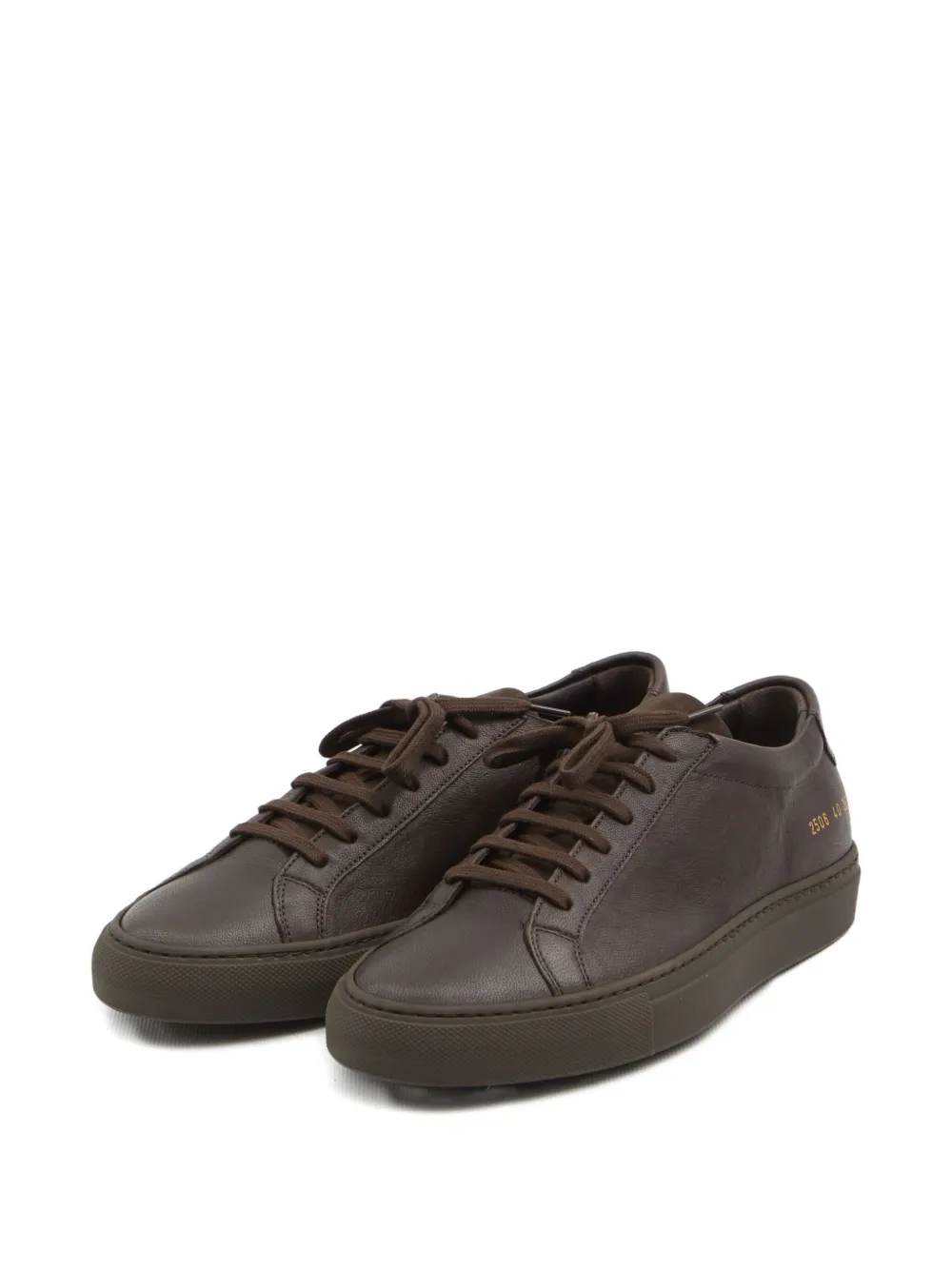 Common Projects leather lace-up sneakers Brown