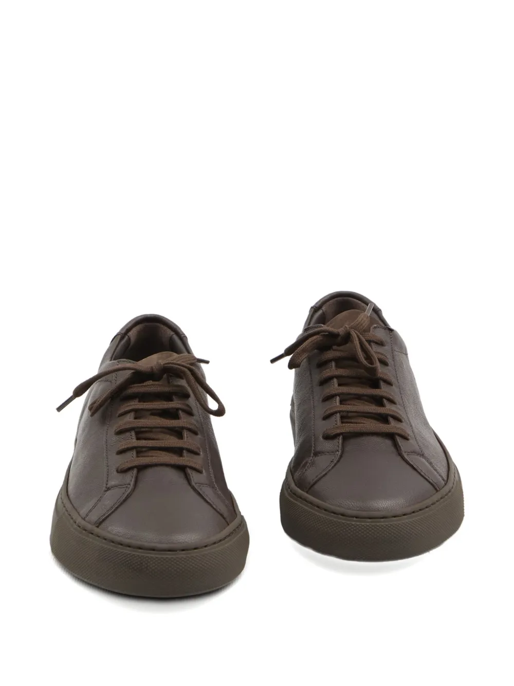 Common Projects leather lace-up sneakers Brown