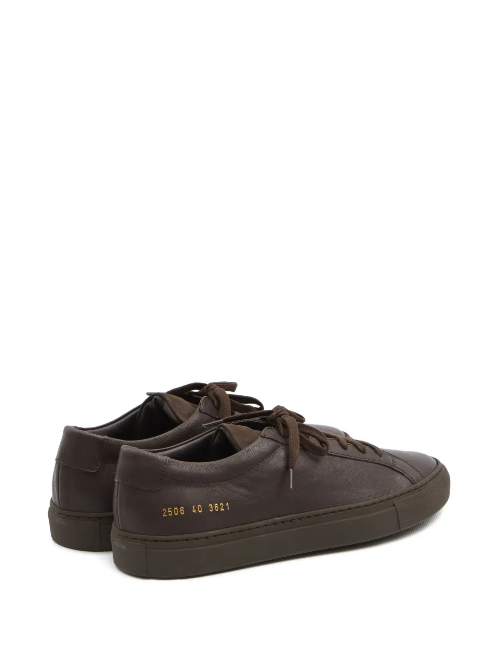 Common Projects leather lace-up sneakers Brown