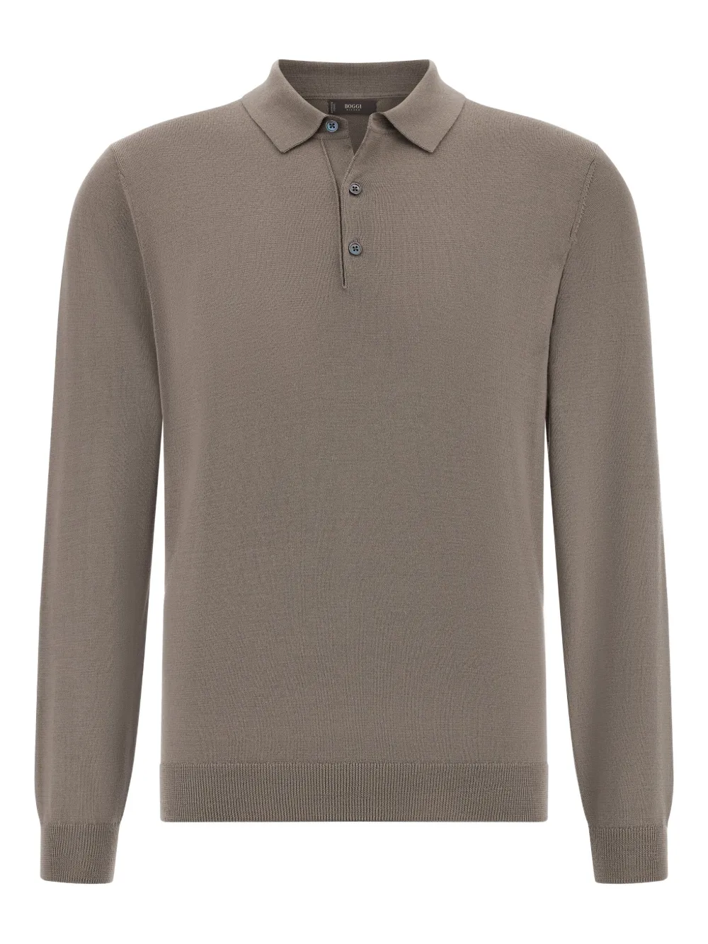 Boggi Milano wool polo-neck sweater | Grey | Image 1