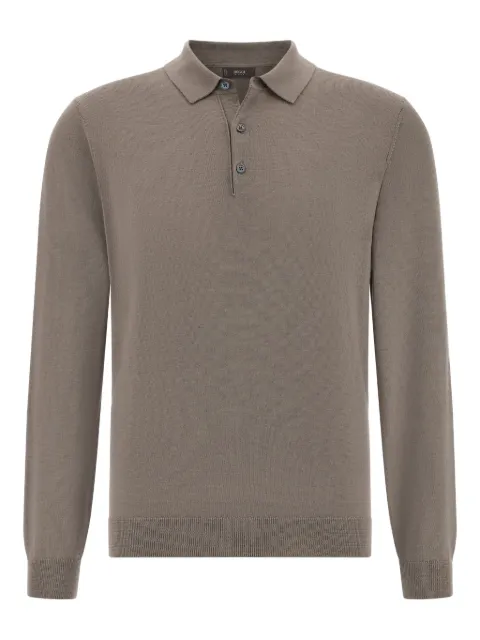 Boggi Milano wool polo-neck sweater