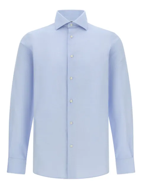 Boggi Milano windsor-collar cotton shirt