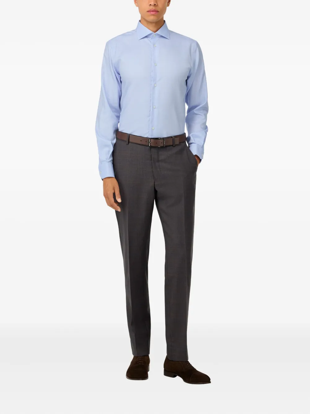 Boggi Milano windsor-collar cotton shirt | Image 2