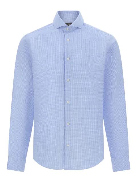 Boggi Milano camisa con cuello nápoles