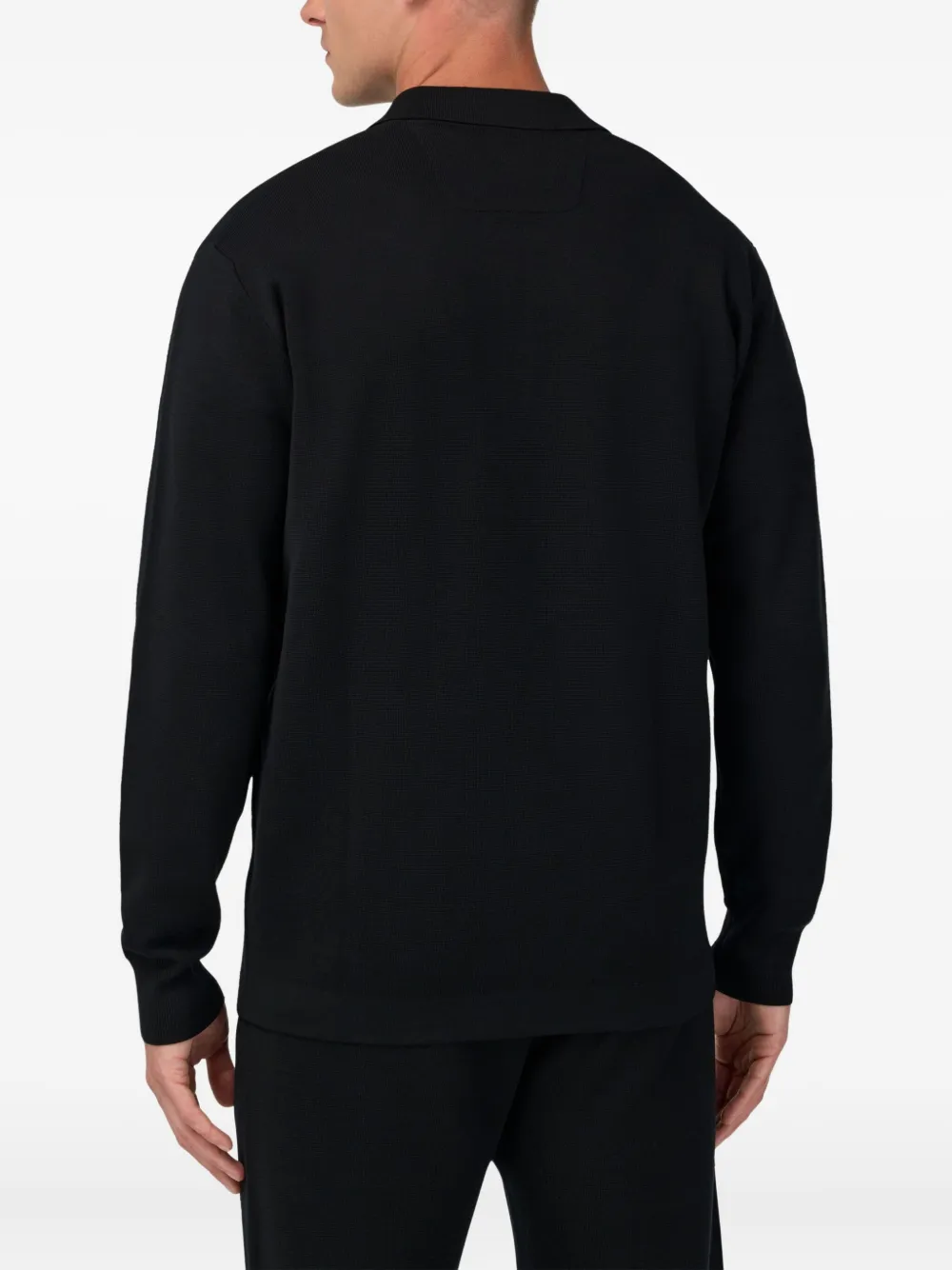 Boggi Milano Trui met halve rits Zwart