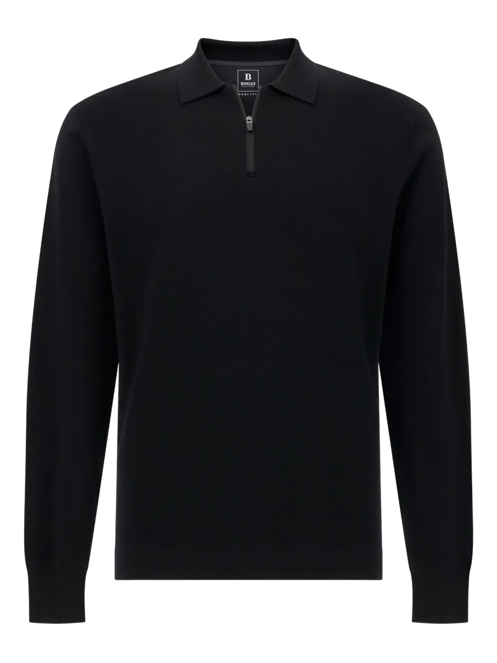 Boggi Milano half-zip wool sweater | Black | Image 1