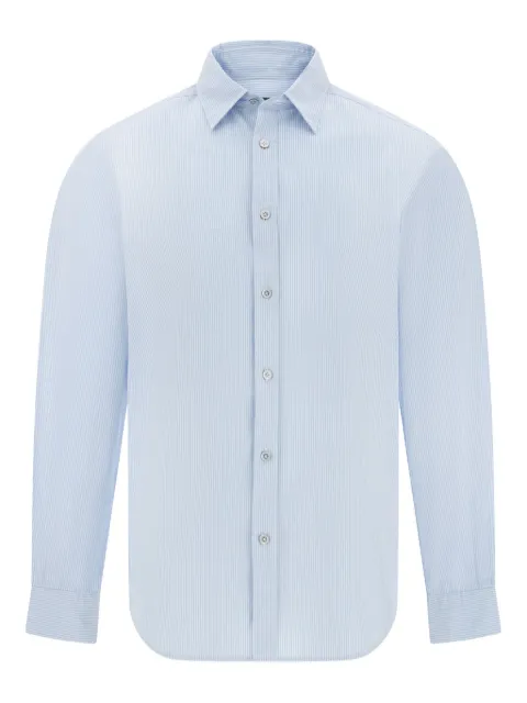 Boggi Milano striped poplin shirt