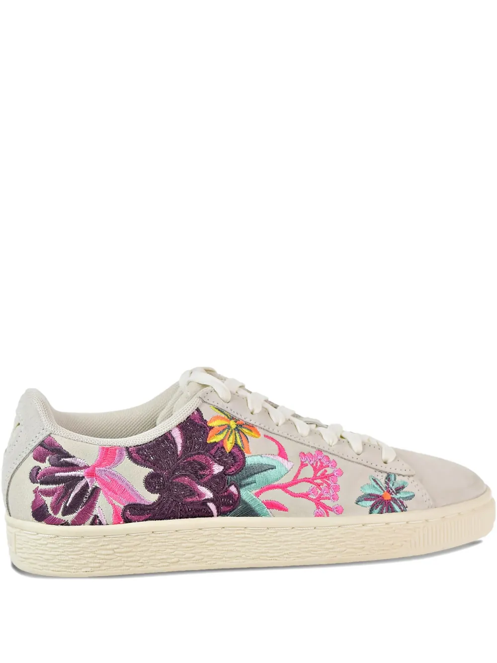 PUMA Hyper embroidered suede sneakers Grey