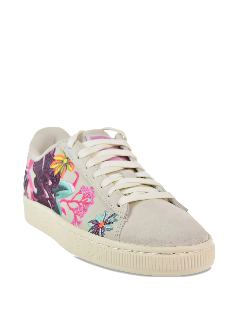 PUMA Hyper embroidered suede sneakers Grey