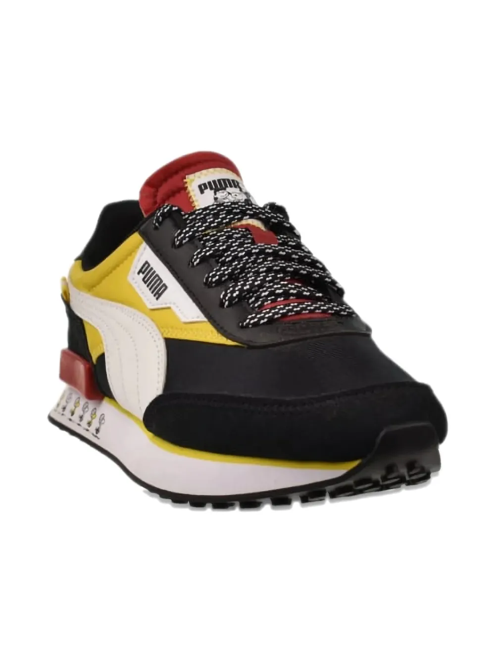 Puma X Peanuts Future Rider Sneakers In Black