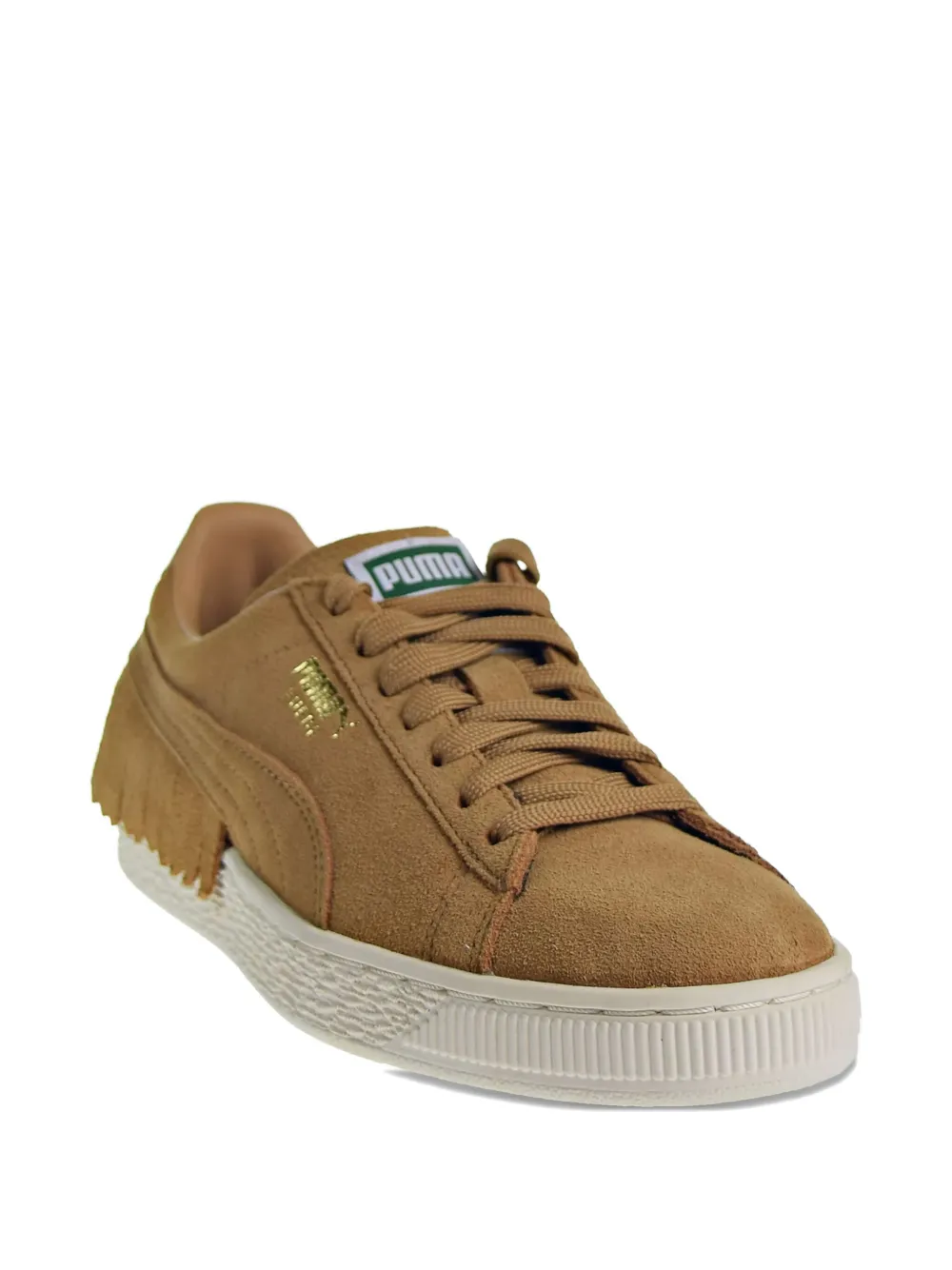 PUMA TSSL suede fringe sneakers Brown