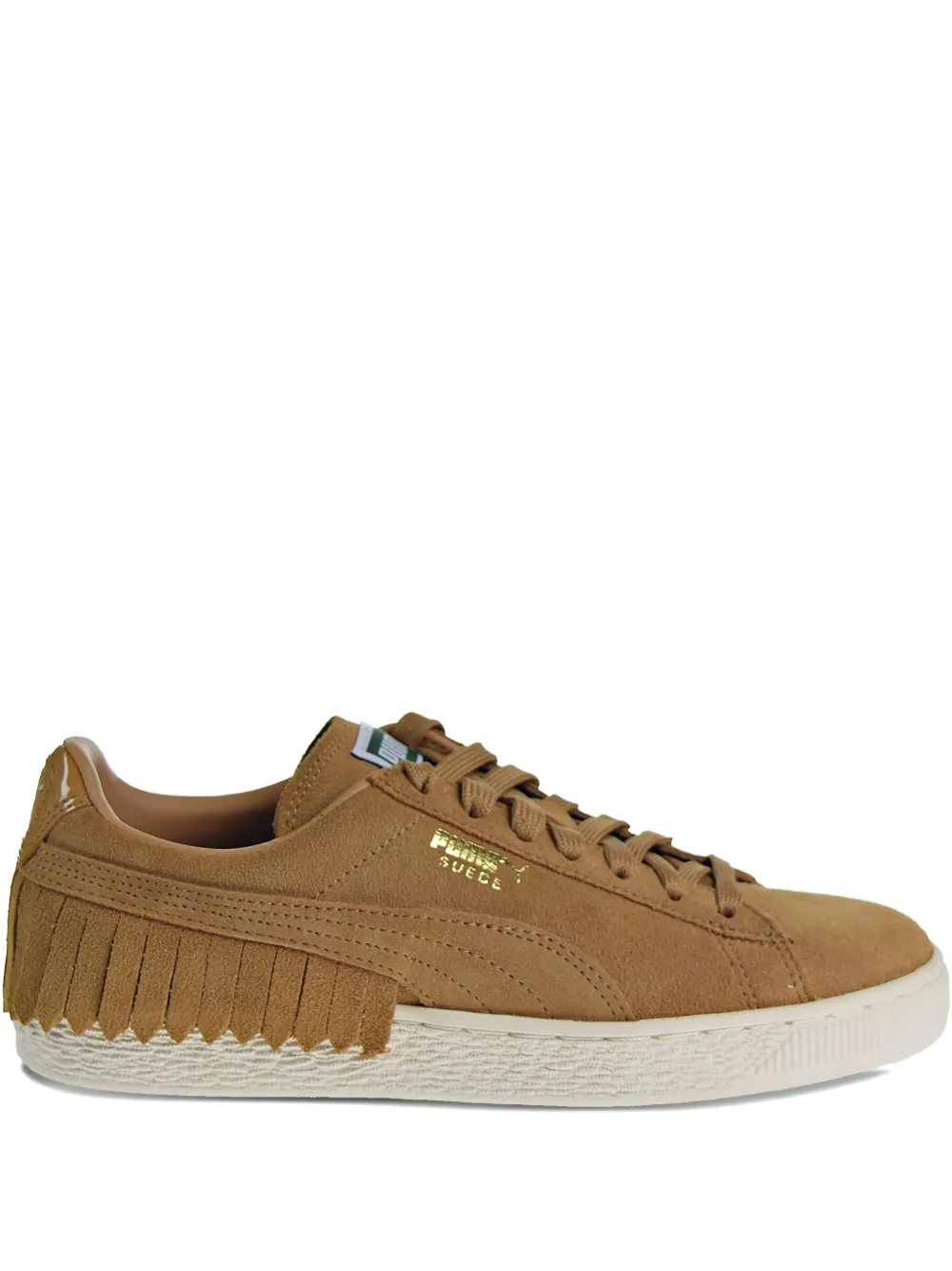 PUMA TSSL suede fringe sneakers Brown