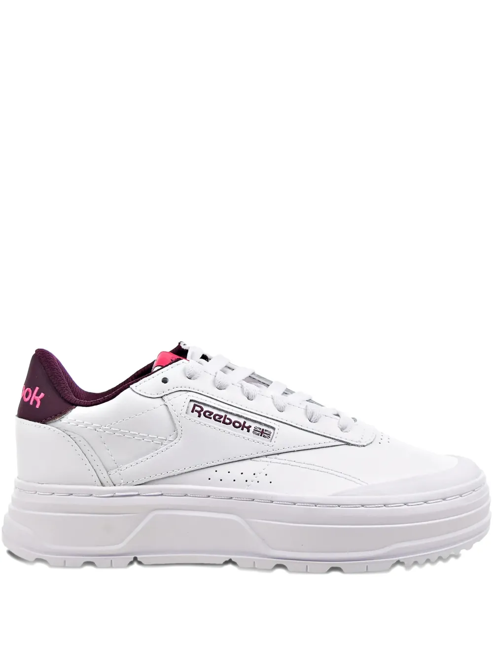 Reebok Club C Double GEO platform sneakers White
