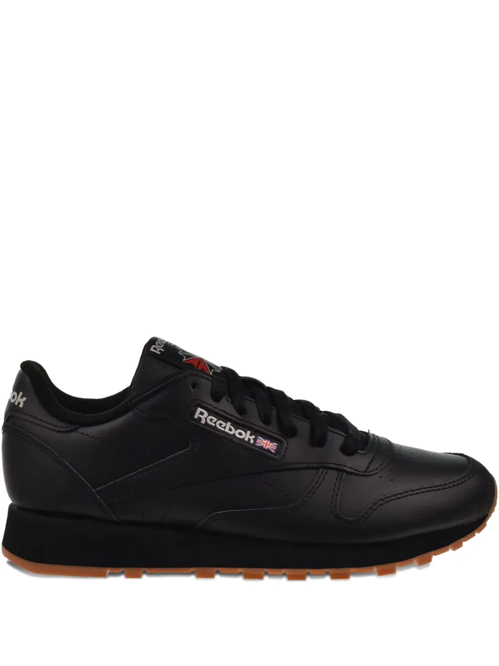 Reebok Classic leather low-top sneakers Black