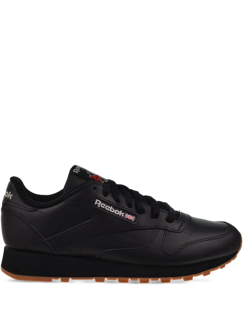 Reebok Classic leather low-top sneakers Black