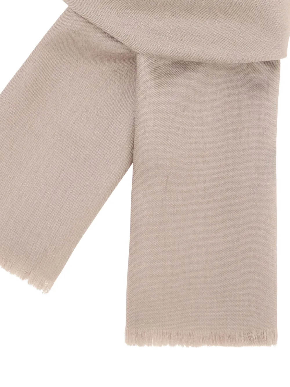 Boggi Milano wool-silk scarf - Beige