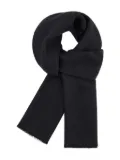 Boggi Milano wool-silk scarf - Black