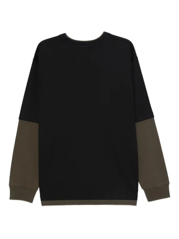 Sacai バイカラー Tシャツ | ブラック | FARFETCH JP