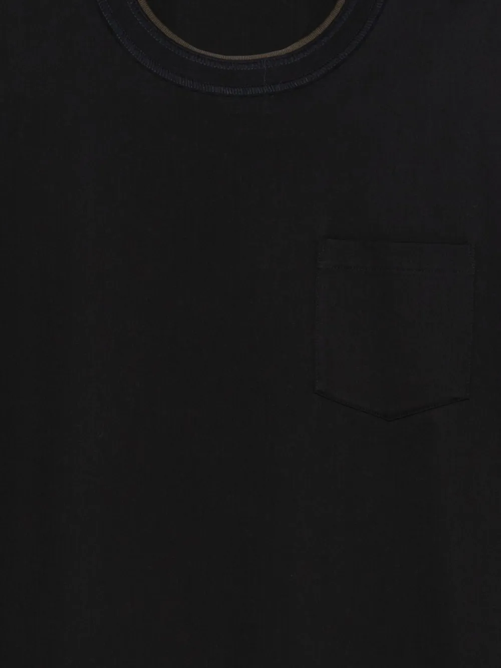 sacai Tweekleurig T-shirt Zwart