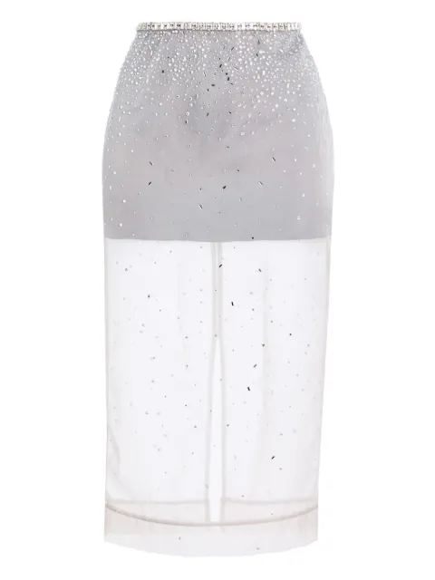 Retrofete Pari embellished midi skirt
