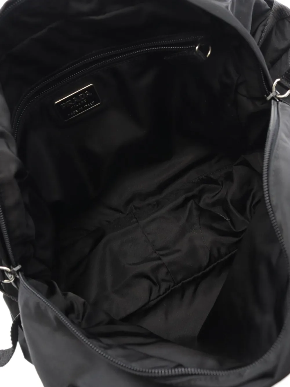 Pre-owned Prada 2000-2013 Tessuto 3 Way Bag Crossbody Bag In Black