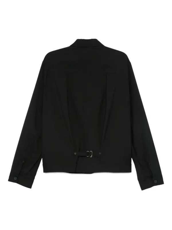 最終価格❕sacaiサカイ　ブラックシャツ　ブラウス　ジャケット Sacai シャツジャケット | ブラック | FARFETCH JP