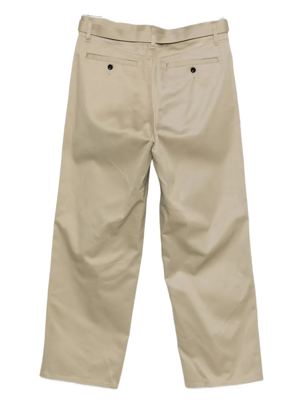 Sacai belted trousers - Beige