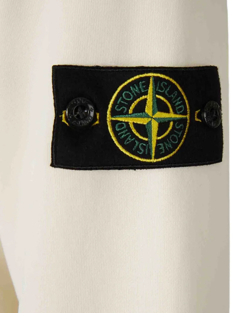 Stone Island Hoodie met Compass-logopatroon Beige