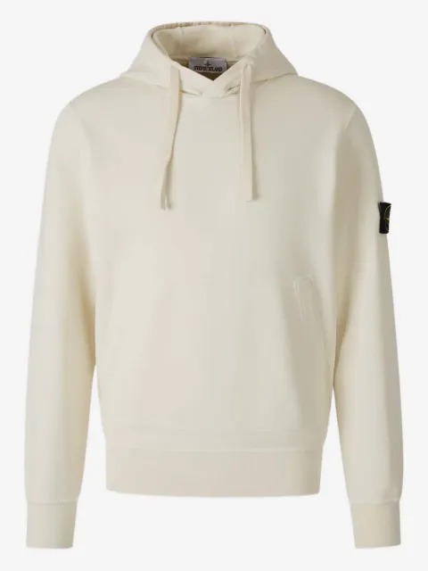 Stone Island sudadera con capucha y parche