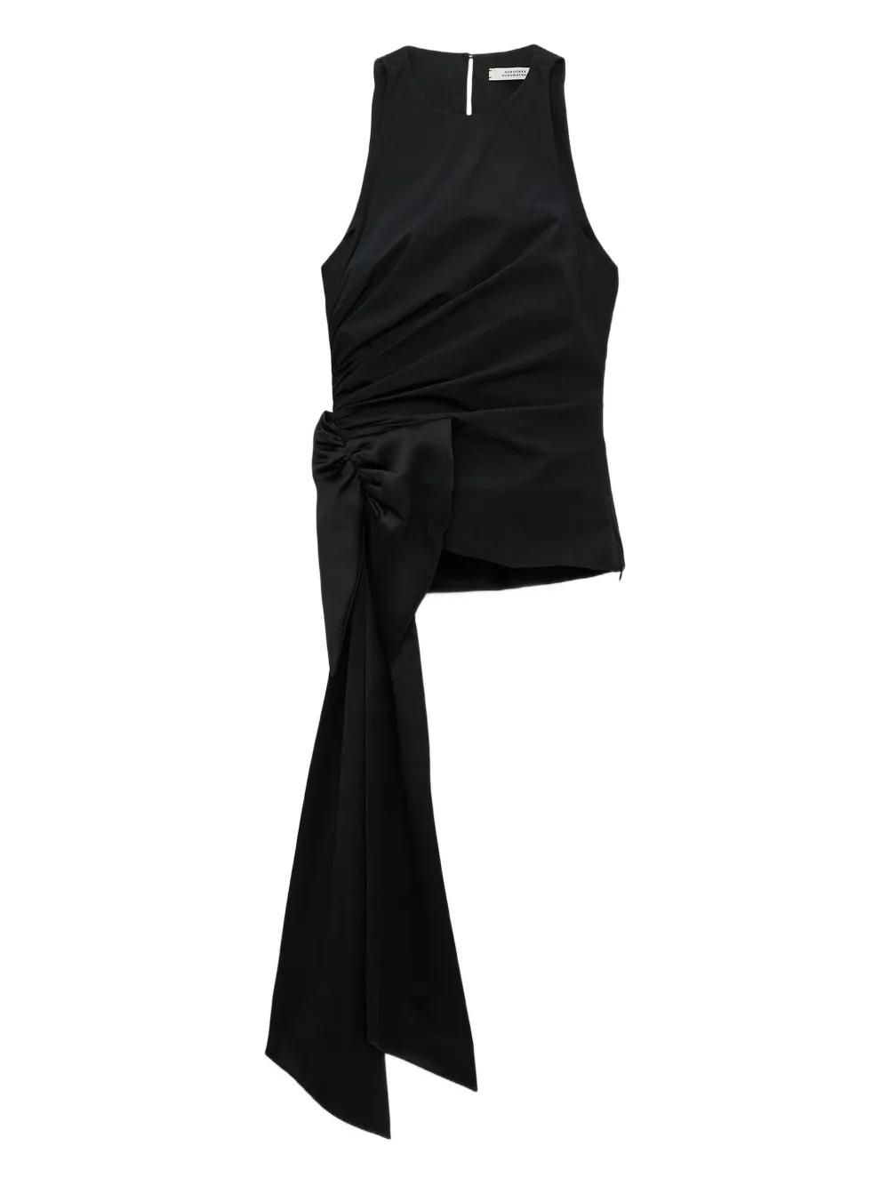 Dorothee Schumacher bow-detail draped top | Black | Image 1