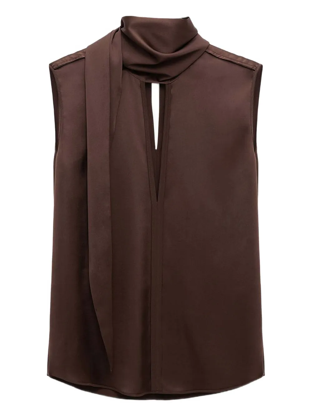 Dorothee Schumacher Sense of Shine sleeveless top | Brown | Image 1