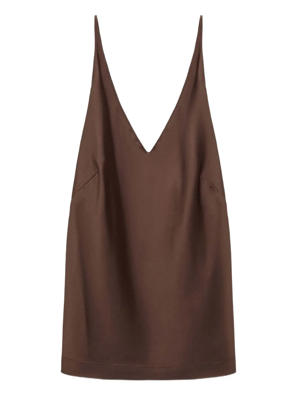 Dorothee Schumacher Sense of Shine satin top | Brown | Image 1