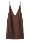 Dorothee Schumacher Sense of Shine satin top - Brown