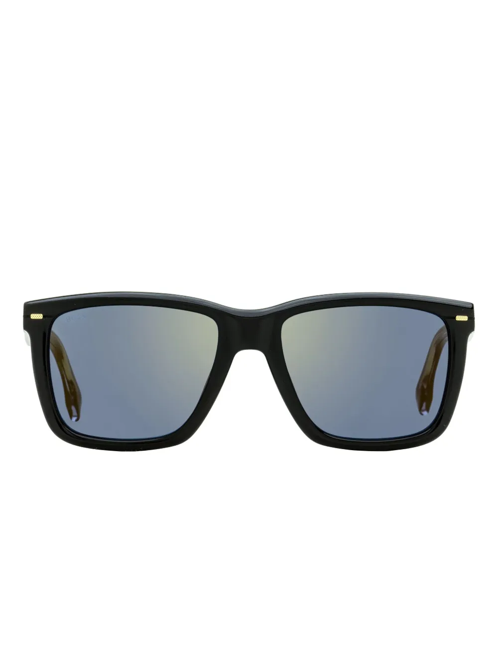 Hugo Boss Rectangle-frame Sunglasses In Black