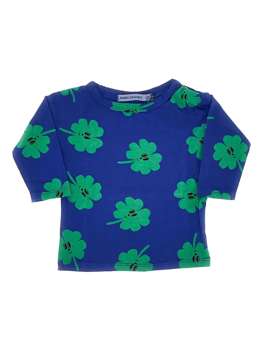 Bobo Choses 'lucky Clover' T-shirt Kids In Blue