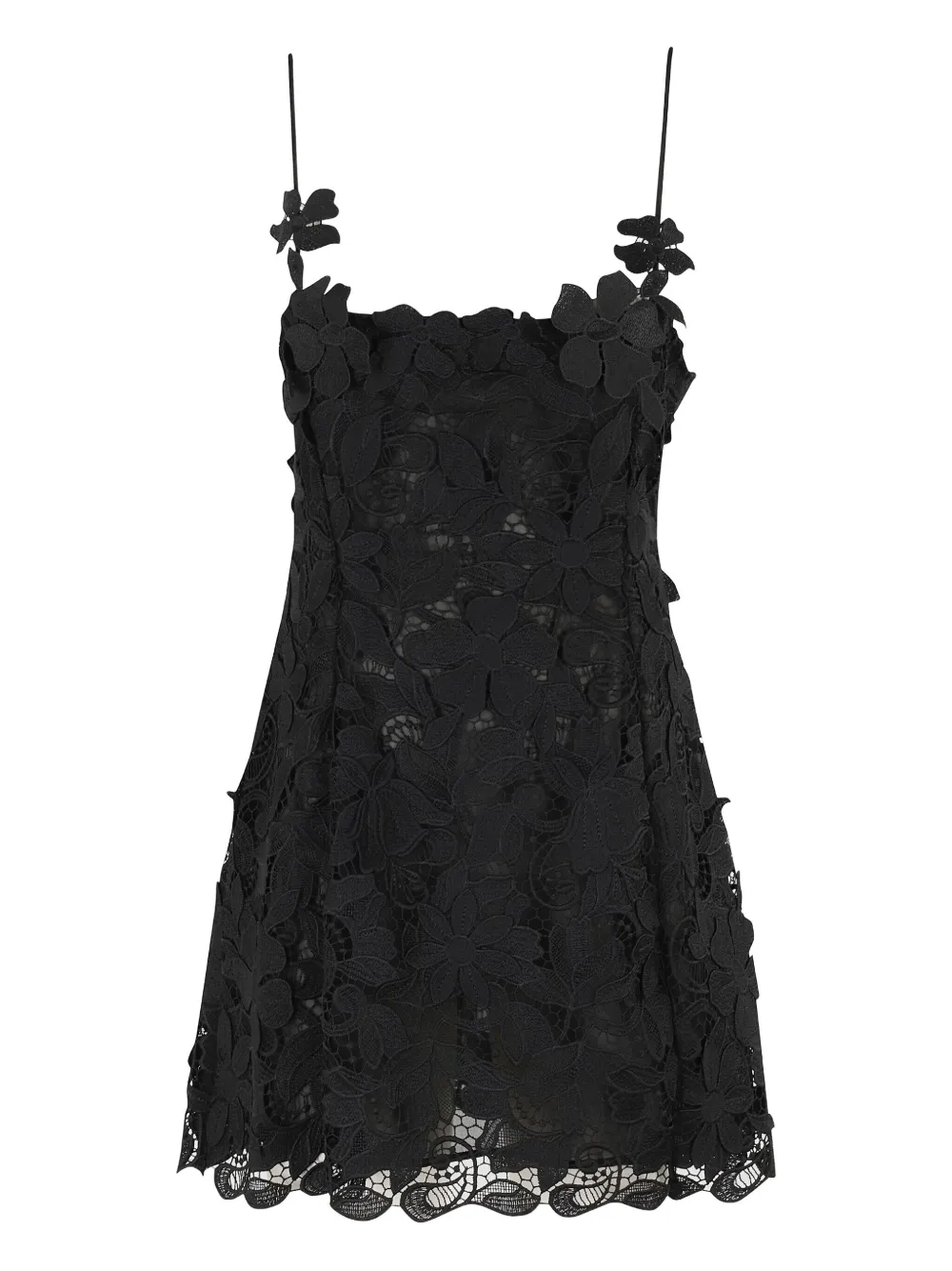 Blumarine floral-lace mini dress | Black | Image 1