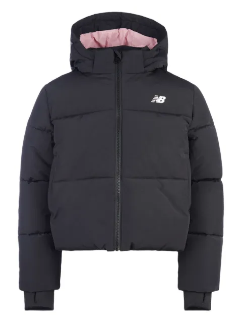 New Balance Kids hooded puffer jacket 