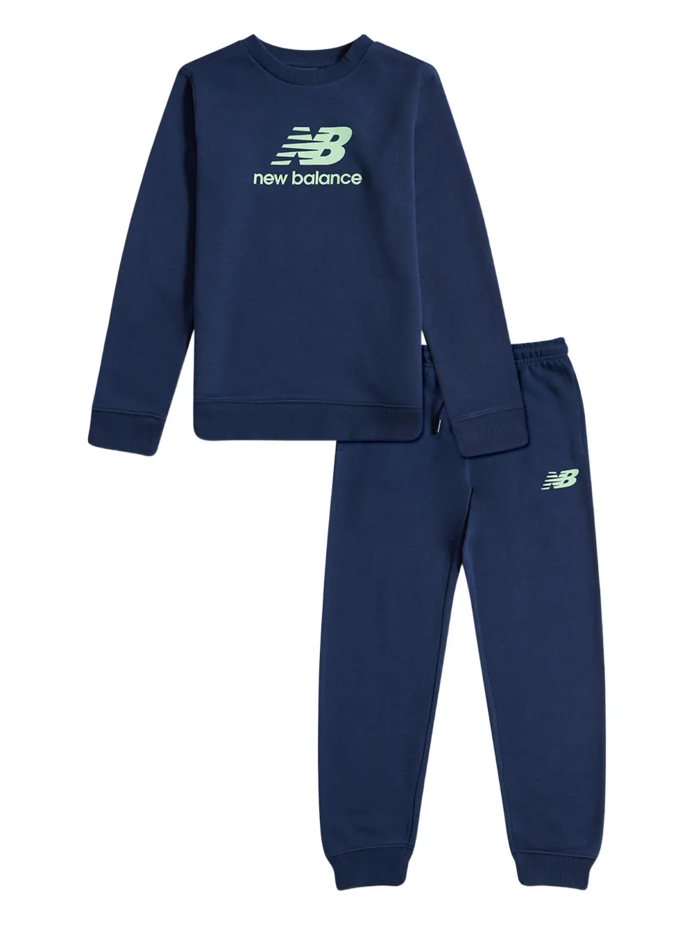 New Balance Logo Tracksuit Set In Blue