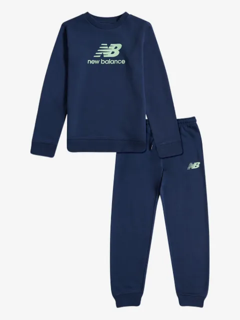 New Balance Kids طقم رياضي بشعار الماركة