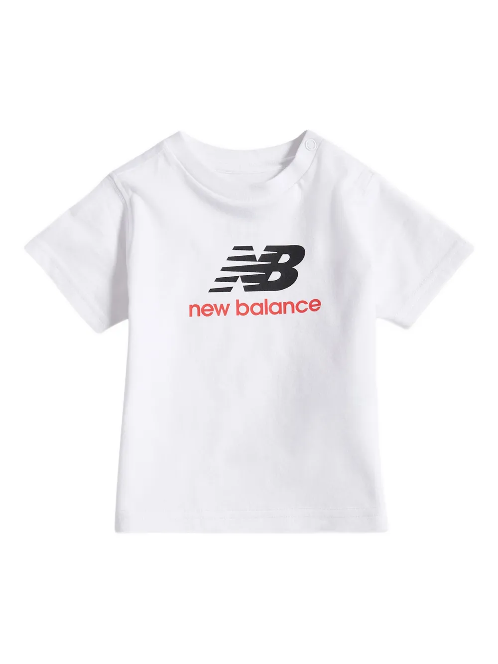 New Balance Kids short-sleeve logo T-shirt - Bianco