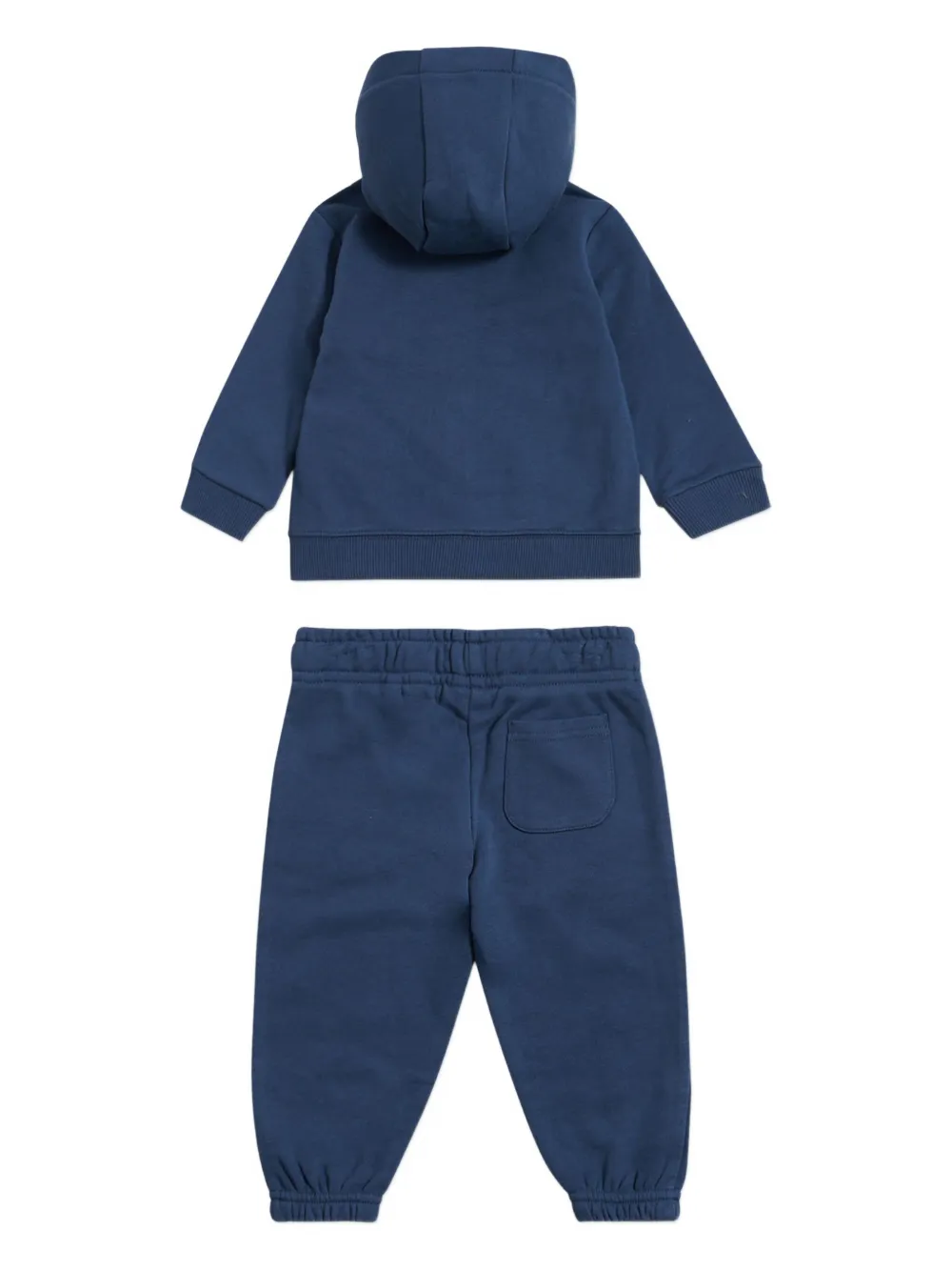 New Balance Kids Trainingspak met logoprint Blauw