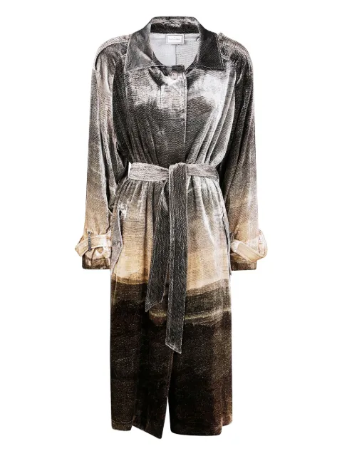 Pierre-Louis Mascia Kanpur belted velvet coat