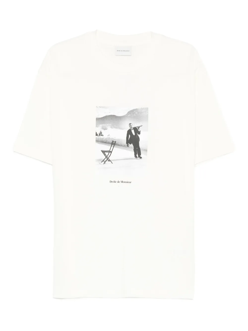 Drôle De Monsieur graphic-print T-shirt | White | Image 1