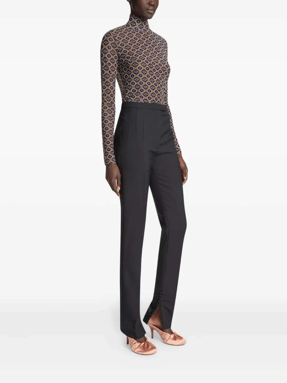 Dries Van Noten Tailored Trousers In Black
