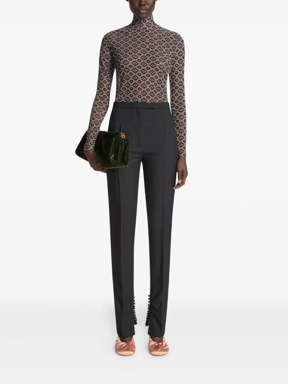 DRIES VAN NOTEN Pantalon - Zwart